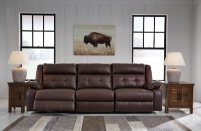 Punch Up 3-Piece Dual Power Reclining Modular Sofa, Walnut