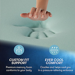 Treat yourself to all-night cool, comfortable sleep with the Serta Arctic mattress. Powered by Serta’s exclusive Reactex® technology, a unique three-part cooling system that pulls heat away from your body and deep into the mattress, so you sleep cool all night long. It’s combined with layers of premium, body-hugging memory foam to provide all-night cooling and comfort. Reactex® System: Serta’s exclusive Reactex® System consists of three layers of cooling technology. Each cooling layer has more cooling capacity than the previous layer, so heat is pulled away from your body and deeper into the mattress. The result is cool, comfortable sleep all night long | CustomFit™ HD Memory Foam: Premium, high density memory foam conforms to your body for comfortable support all night long | EverCool® Fuze Gel Memory Foam: A fusion of cooling gel and premium memory foam, this comfort-inducing combination cradles you and helps cool you in a substantial, pressure-relieving embrace | Serta® Foam Core: The Serta® Foam Core provides durable support for any sleep position. With consistent support from edge to edge, you'll be comfortably supported all night long | If the cover has a zipper, DO NOT UNZIP. This is not intended to be removed. Warranty void if outer cover is unzipped any amount and/or removed | State recycling fee may apply | Made in the USA