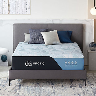 The Serta Arctic Premier mattress is the perfect combination of all-night cooling and individualized support. Powered by Serta’s exclusive Reactex® technology, a unique three-part cooling system that pulls heat away from your body and deep into the mattress, so you sleep cool all night long. The cooling technology is paired with layers of premium, high density memory foam that conform to your body and provide firmer support. The result is all-night cooling with the support your body needs.  Reactex® System: Serta’s exclusive Reactex® System consists of three layers of cooling technology. Each cooling layer has more cooling capacity than the previous layer, so heat is pulled away from your body and deeper into the mattress. The result is cool, comfortable sleep all night long | Peak Support™ Ultra HD Memory Foam: Premium, ultra-high-density memory foam provides steady support, so you don’t sink too far into your mattress | CustomFit™ HD Memory Foam: Premium, high density memory foam conforms to your body for comfortable support all night long | Serta® Balanced Support Foam: Balanced Support Foam is used to strike the ideal balance of cushioning and support, no matter how firm or plush you prefer your mattress | Serta® Foam Core: The Serta® Foam Core provides durable support for any sleep position. With consistent support from edge to edge, you'll be comfortably supported all night long | If the cover has a zipper, DO NOT UNZIP. This is not intended to be removed. Warranty void if outer cover is unzipped any amount and/or removed | State recycling fee may apply | Made in the USA