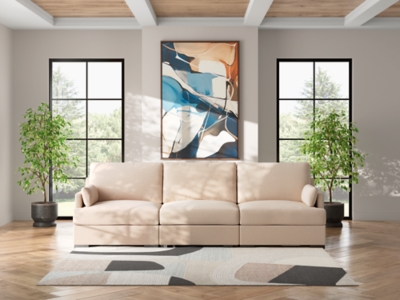 Regality 3-Piece Performance Fabric Modular Sofa