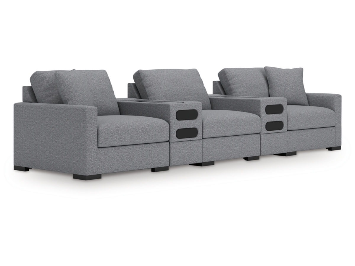 Modmax 5 Piece Modular Sectional with Audio Consoles Modmax 5 Piece Modular Sectional with Audio Consoles