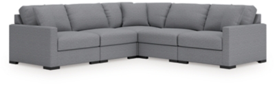 Omaha by Ashley 5-Piece Sectional, Salt and Pepper, large