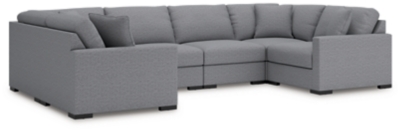 Omaha by Ashley 6-Piece Sectional, Salt and Pepper, large