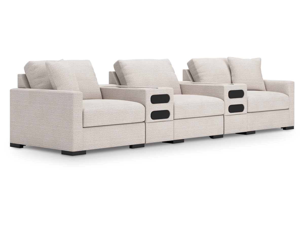 Modmax 5 Piece Modular Sectional with Audio Consoles Modmax 5 Piece Modular Sectional with Audio Consoles
