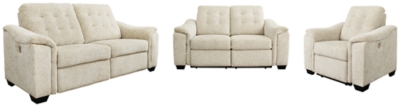 Beaconfield Sofa, Loveseat and Recliner, Sandstone