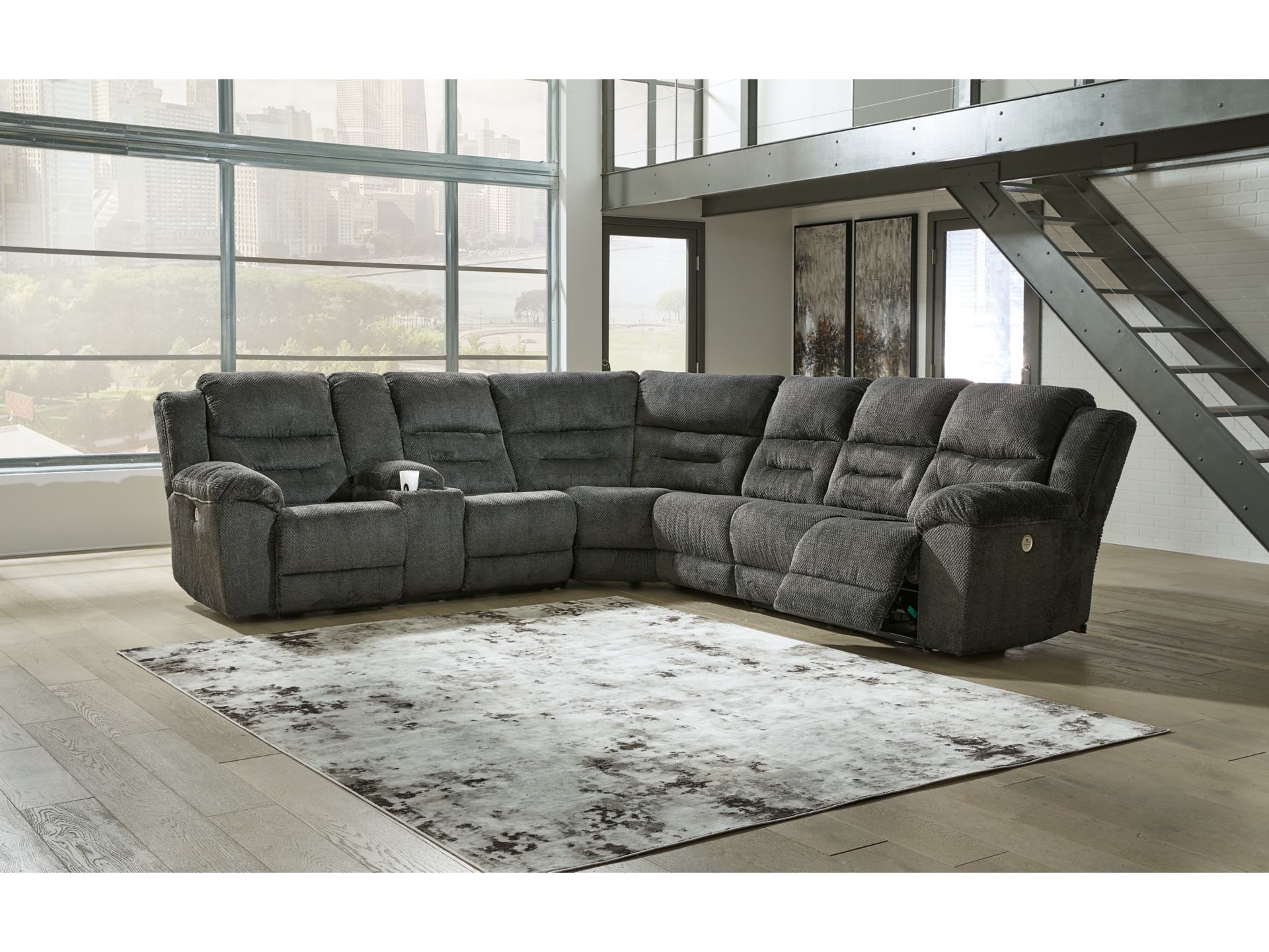 Nettington 4-Piece Power Reclining Sectional