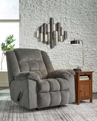 Kegler Recliner, Putty, rollover