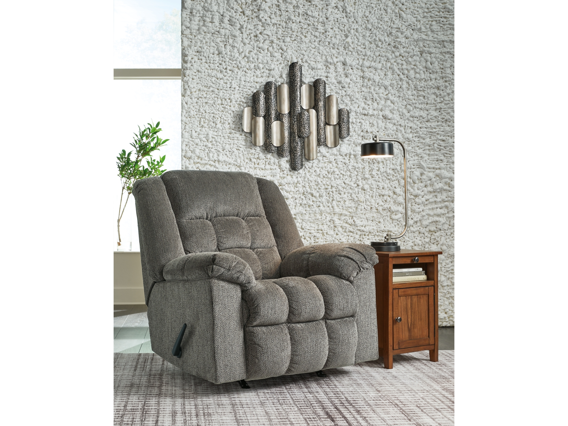 Kegler Manual Rocker Recliner Putty 