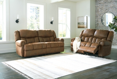 Boothbay Sofa and Loveseat, Auburn