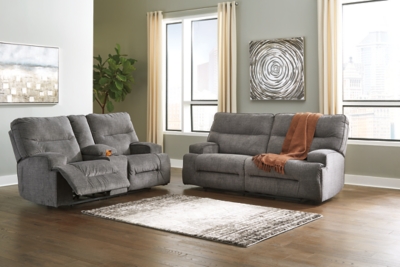 Coombs Sofa and Loveseat Ashley