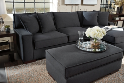 Gamaliel 2 Piece Sectional with Ottoman