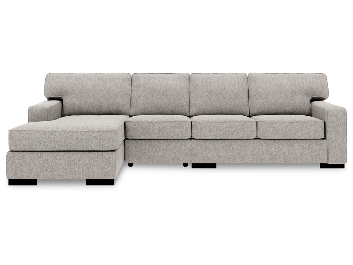 Ashlor Nuvella 3 Piece Sectional with Chaise Ashley
