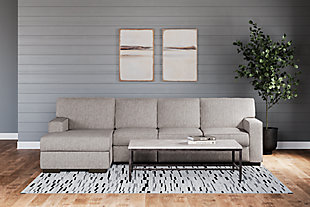 Ashlor Nuvella® 3-Piece Sectional with Chaise, , large