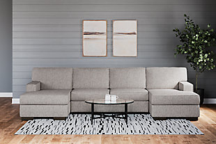 Ashlor Nuvella® 3-Piece Sleeper Sectional with Chaise, , rollover