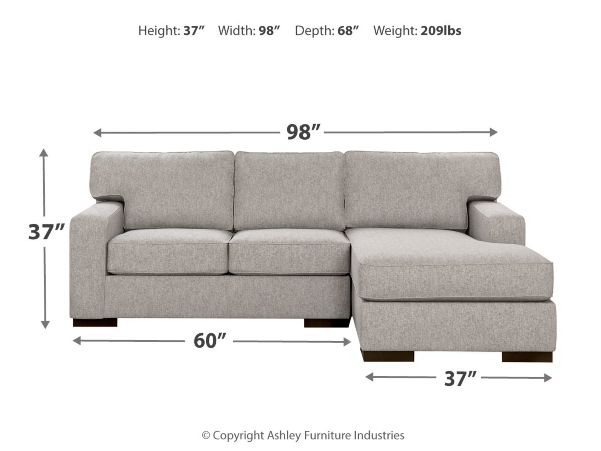 Ashlor store slate sectional