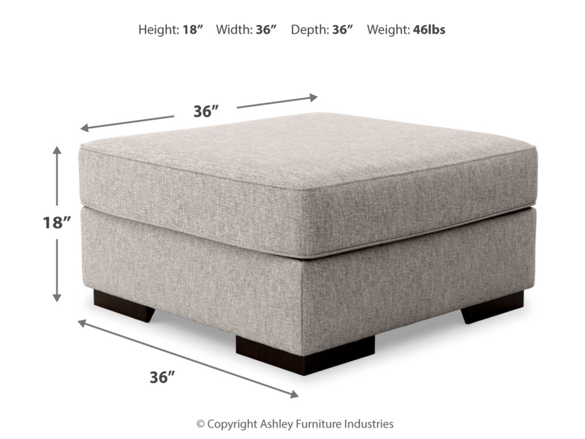 Ashlor Nuvella® Ottoman | Ashley