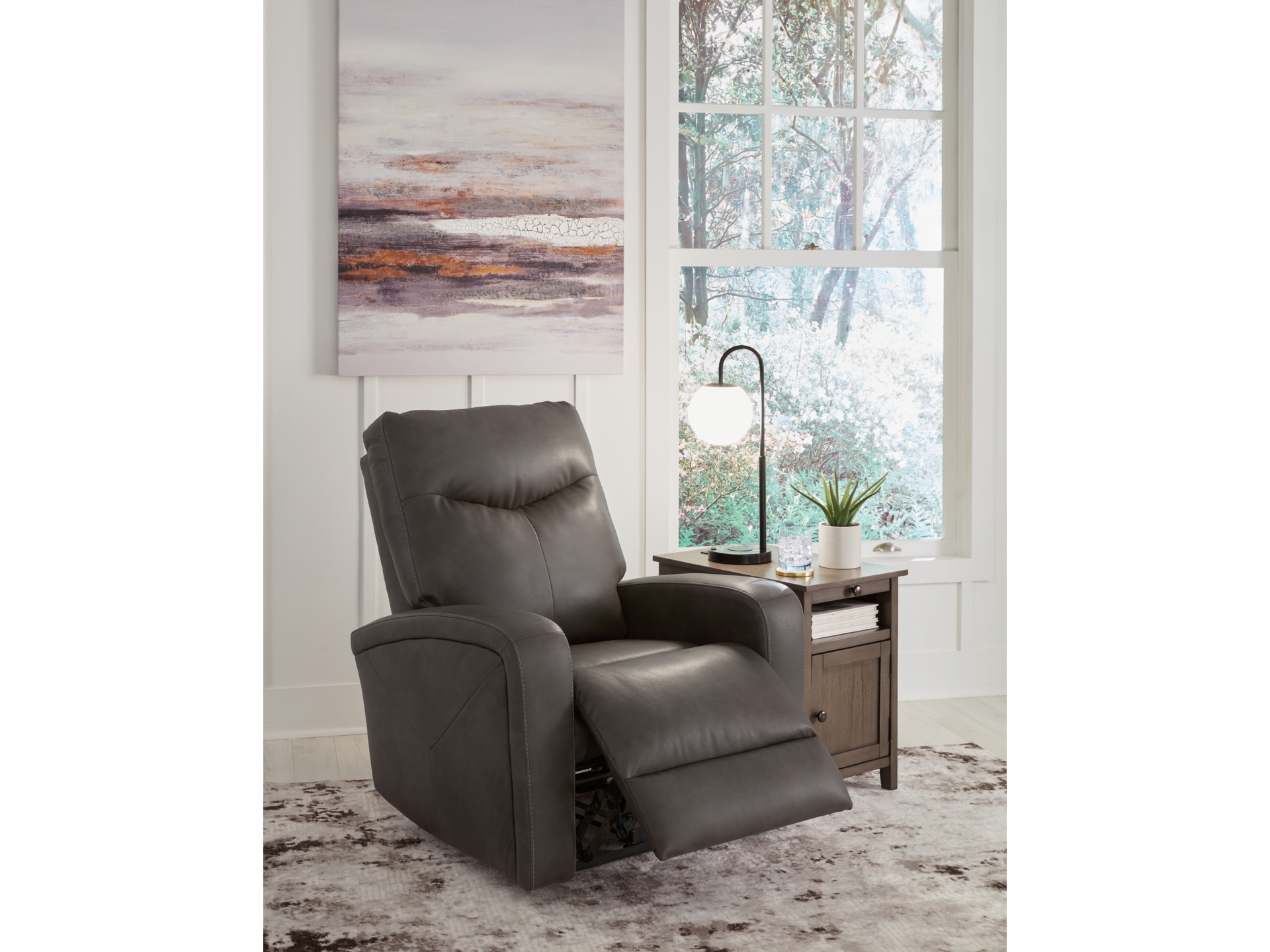Ryversans Power Recliner Quarry 