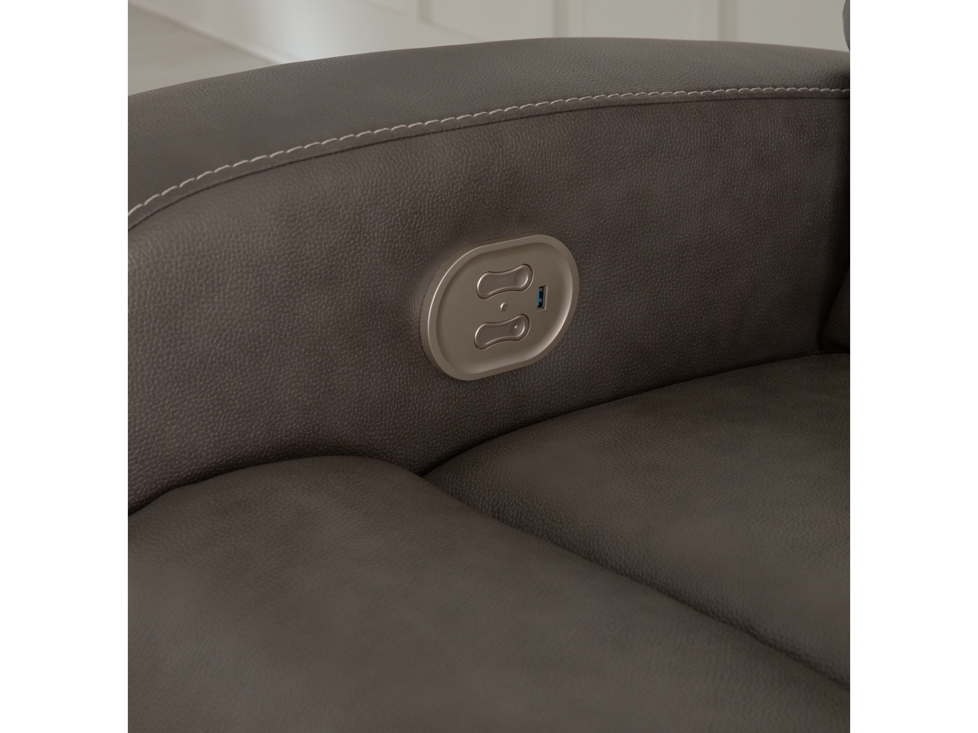 Image 2 of Ryversans Power Recliner Quarry 