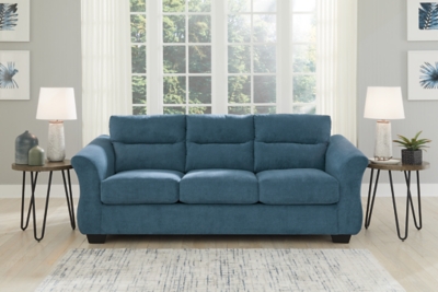 Ashley furniture blue living store room sets