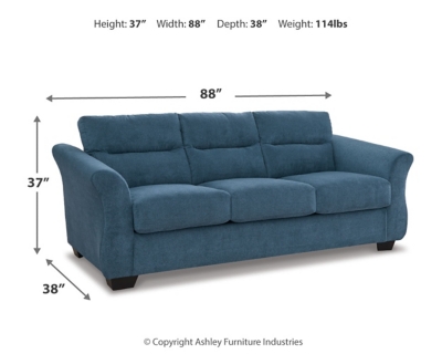 Miravel Sofa, Indigo, large