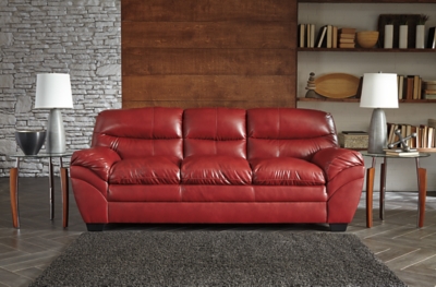 Tassler Sofa, Crimson, large