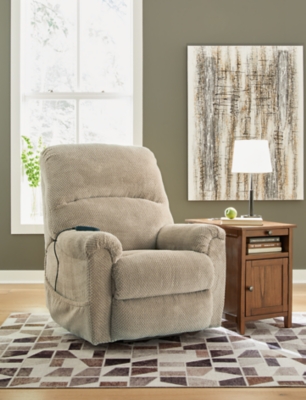 4710312 Shadowboxer Power Lift Recliner, Toast sku 4710312