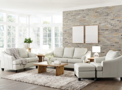 Sofá Génova, diván, sillón grande y otomana