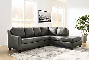 Valderno 2 Piece Leather Sectional With
