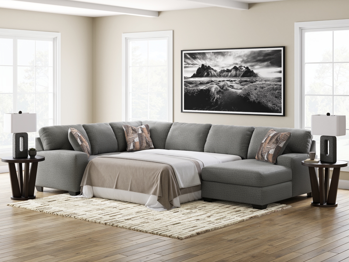 Newellen 3-Piece Sleeper Sectional with Chaise | Ashley