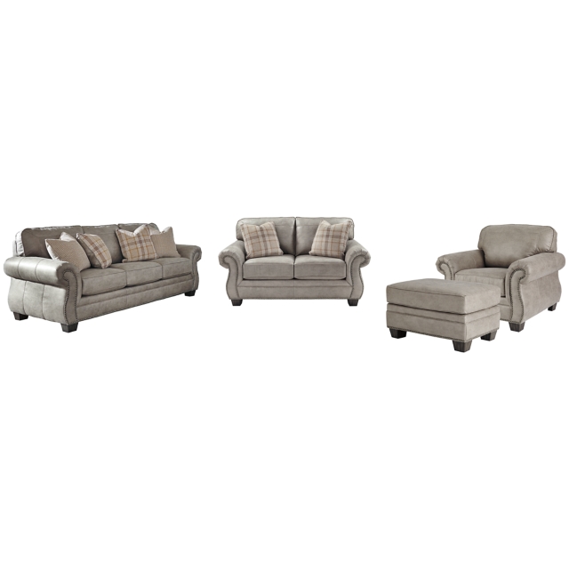 Olsberg Sofa, Loveseat, Chair and Ottoman