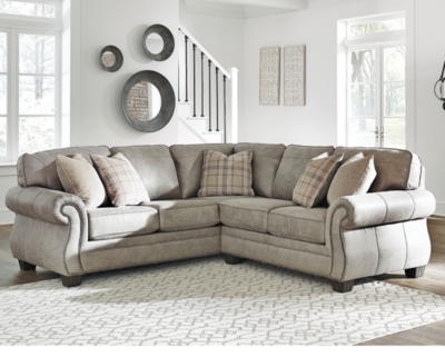 Farmhouse Faux Leather Sectional Sofas Ashley Furniture Homestore