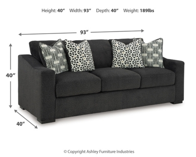 Wryenlynn Sofa Dimensions