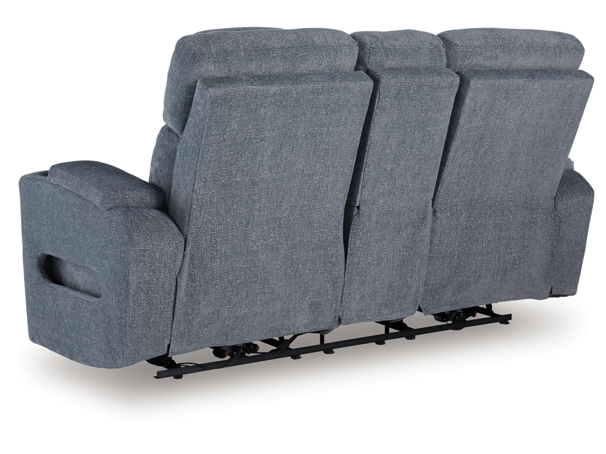 Forest Lake Performance Fabric Dual Power Reclining Loveseat