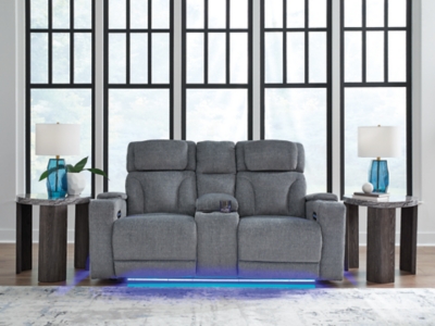 Forest Lake Power Reclining Loveseat with Console, , rollover