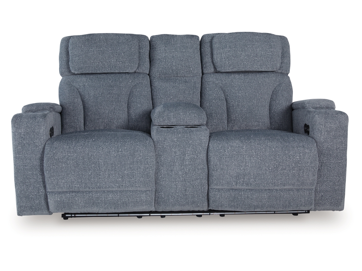 Forest Lake Performance Fabric Dual Power Reclining Loveseat