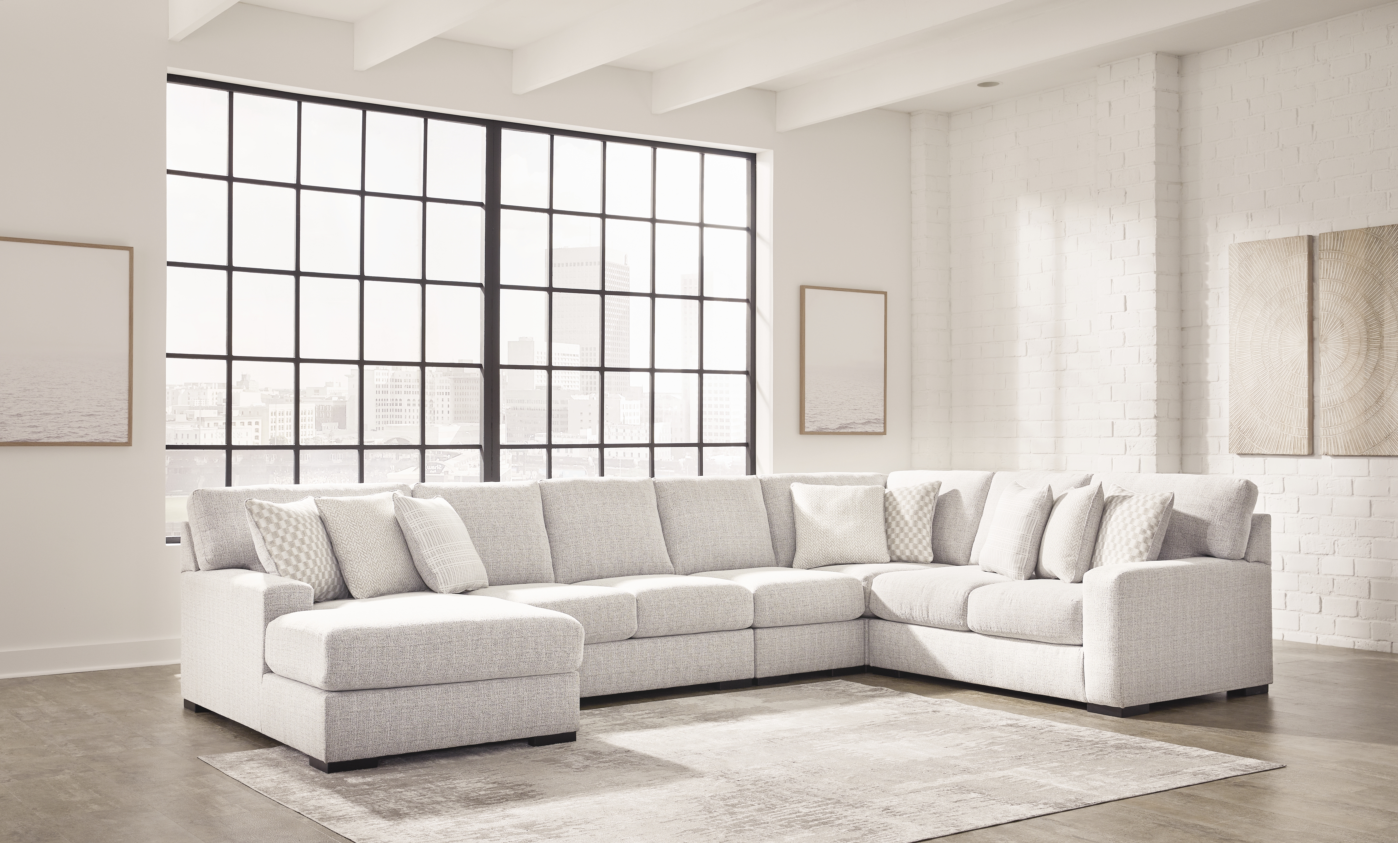 Larce 5-Piece Sectional with Chaise