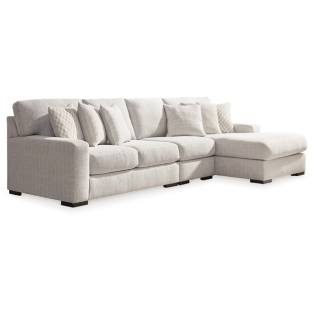 Larce 3-Piece Performance Fabric Sectional with Chaise