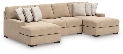 Larce 3-Piece Next-Gen Nuvella&trade; Performance Fabric Sectional with Double Chaise