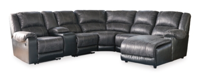 Nantahala 6 Piece Reclining Sectional With Chaise Ashley