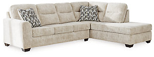 Lonoke 2-Piece Sectional with Chaise, Parchment, large