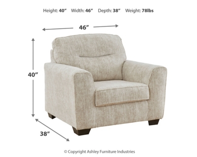 Lonoke Oversized Chair Dimensions
