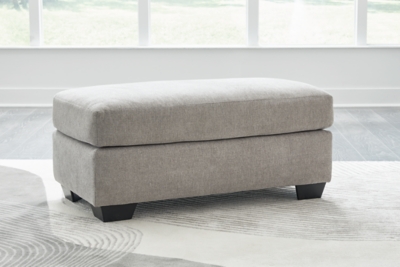 Avenal Park Ottoman, Flannel