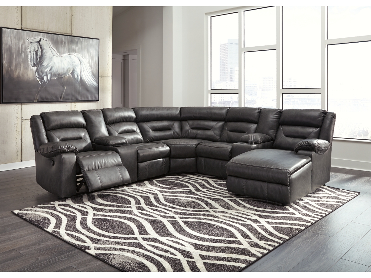 Coahoma 7 Piece Reclining Sectional with Chaise Ashley