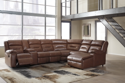 Coahoma 7 Piece Reclining Sectional With Chaise And Power Ashley Furniture Homestore