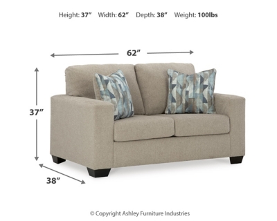 Deltona Loveseat Dimensions