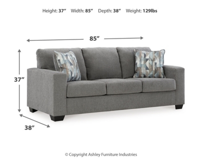 Deltona Sofa, Graphite, large