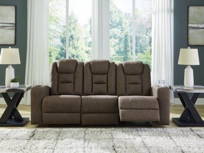 Mayhem Madness Reclining Sofa with Drop Down Table, , rollover