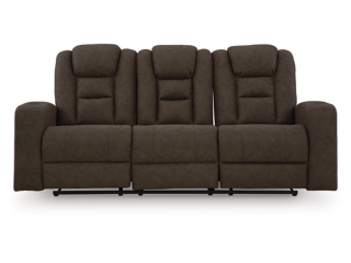 Mayhem Madness Manual Reclining Sofa with Drop Down Table