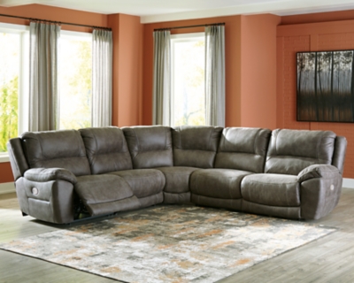 Cranedall 5-Piece Power Reclining Sectional, , rollover