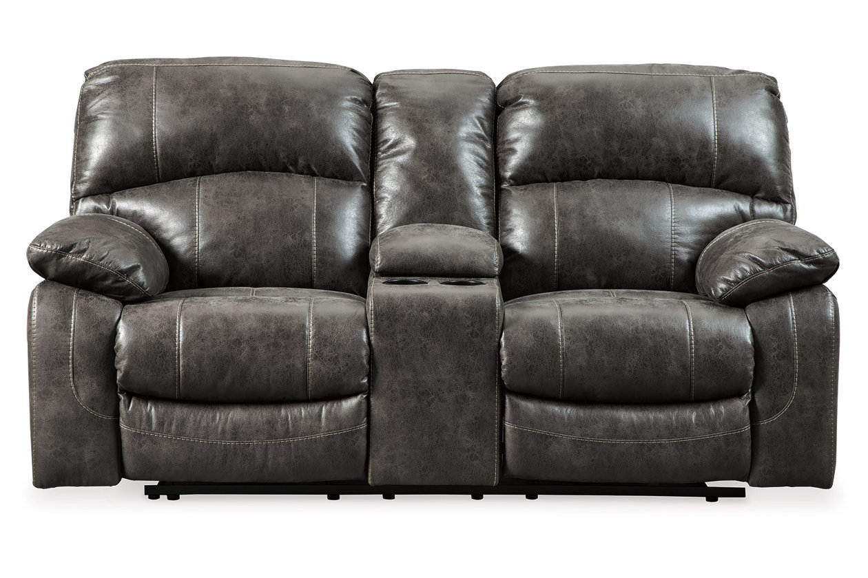 Dunwell Power Reclining Loveseat With Console Ashley Furniture